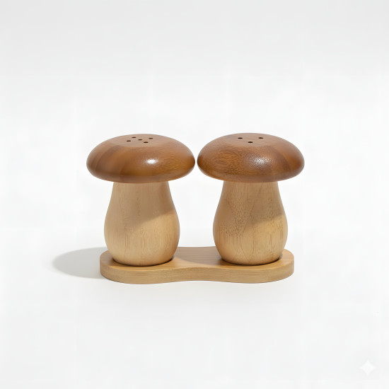 Wooden Salt Shaker Set